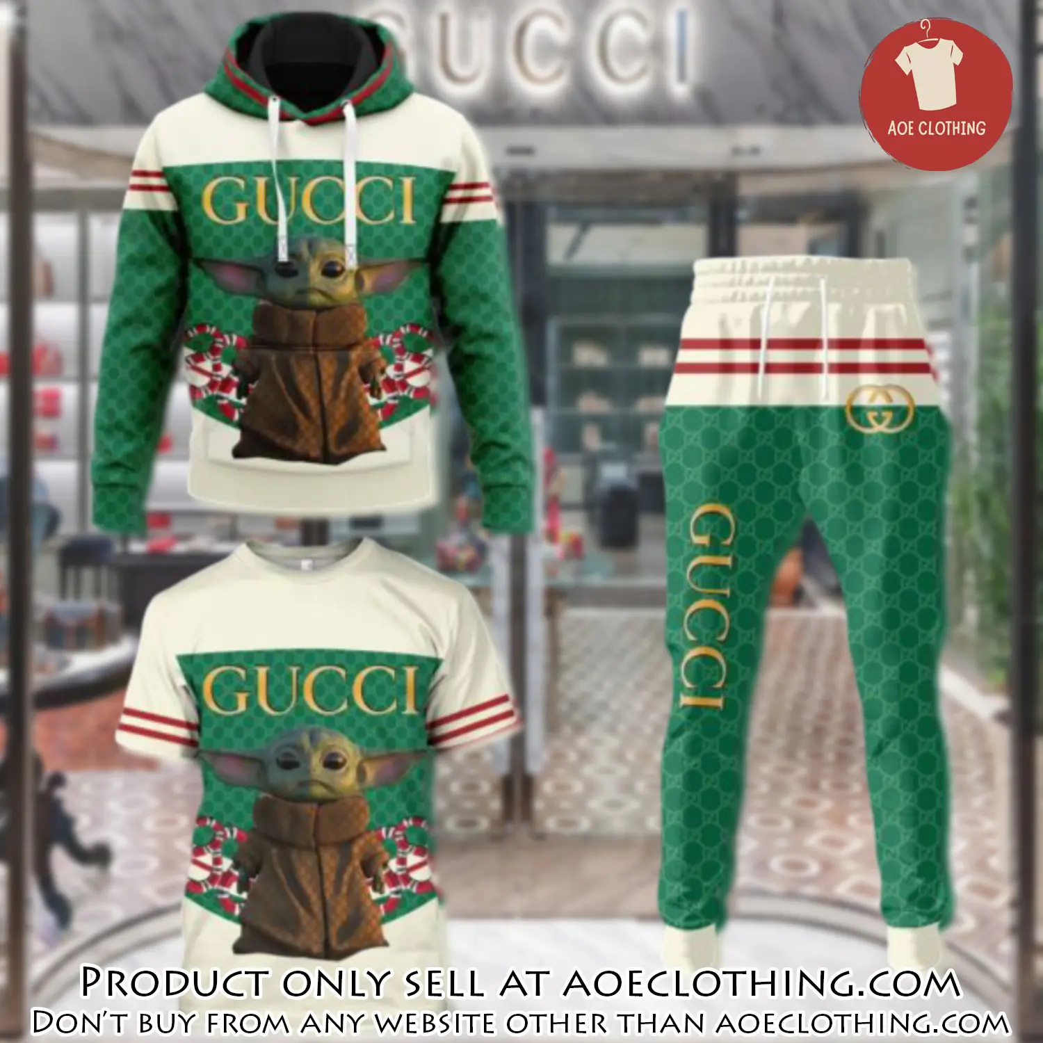 Gucci luxury brand combo tshirt hoodie long pants set trending 24 outfit sport lcs1028 aoe1445259